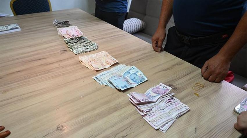 Dilencinin üzerinden servet çıktı! 1764 lira idari para cezası uygulandı
