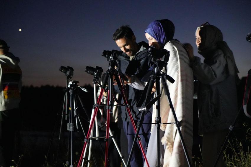 Perseid meteor yağmuru heyecanı Bolu’da yaşandı