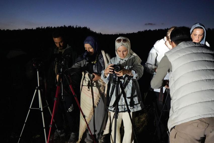 Perseid meteor yağmuru heyecanı Bolu’da yaşandı