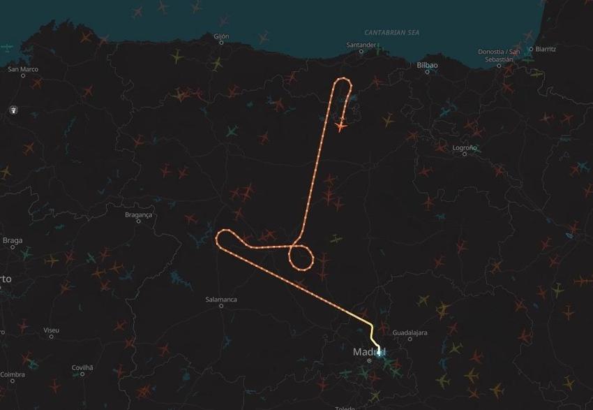 Güneş tutulması için İspanya'dan özel uçuş; 10 bin metreden canlı yayınlandı