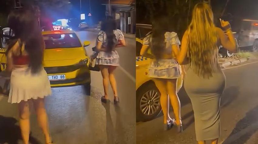 Etiler’de taksi ücretini ödemeyen yolcular ile şoförün tartışması kamerada: 'Deport edilmeleri için elimden geleni yapacağım, öpmeye çalıştılar'