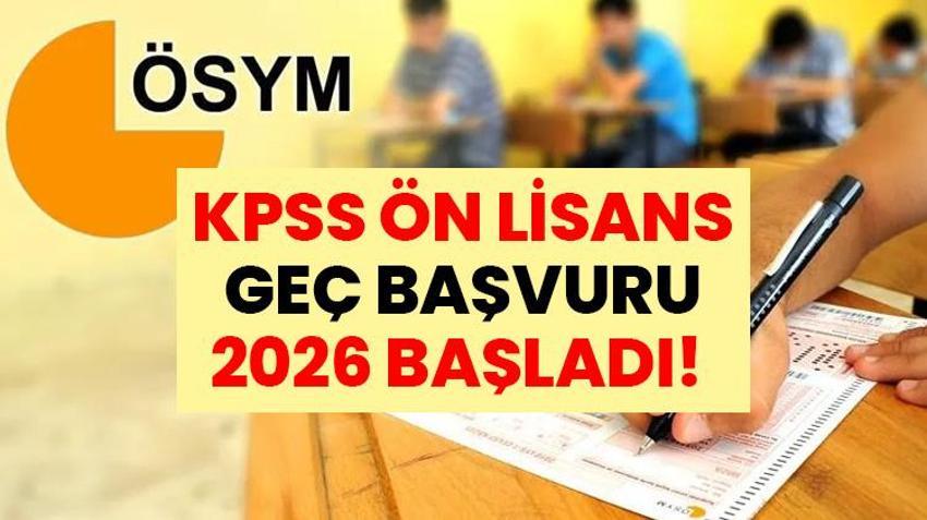 KPSS ÖN LİSANS GEÇ BAŞVURU 2026 BAŞLADI! ÖSYM AİS KPSS başvurusu nasıl yapılır, ücret ne kadar?