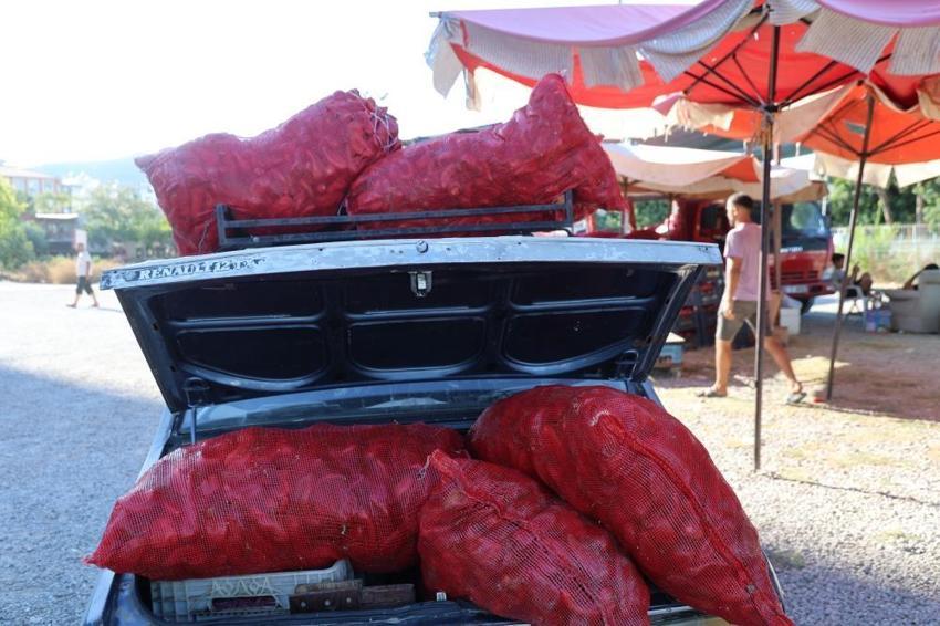 Çukurova'da kışlık salça mesaisi başladı: Yüzlerce kilo biberi böyle taşıdılar!
