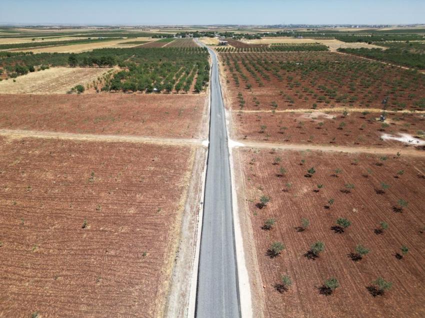 Şanlıurfa’da 4 mahalleyi birbirine bağlayan yol yenilendi