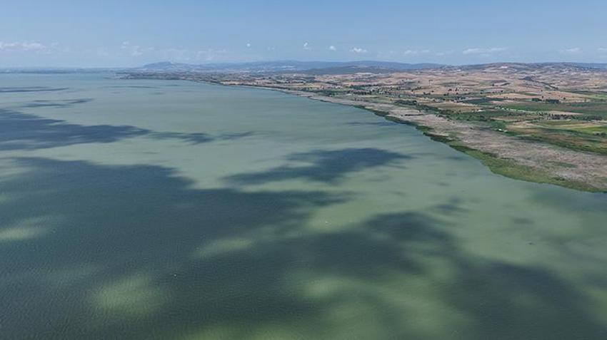 Uluabat Gölü'nde alarm: Ramsar koruma altındaki göl alg patlaması nedeniyle yeşile büründü!