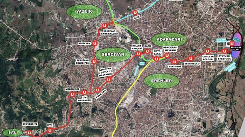 Sakarya tramvaya kavuşuyor! Adapazarı-Serdivan Tramvay Hattı’nda ihale süreci tamamlandı