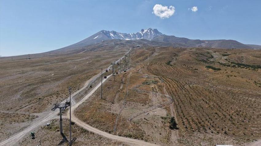 Erciyes 12 ay yaşayan turizm destinasyonuna dönüşüyor! Kentin yeni projesi hızla yükseliyor