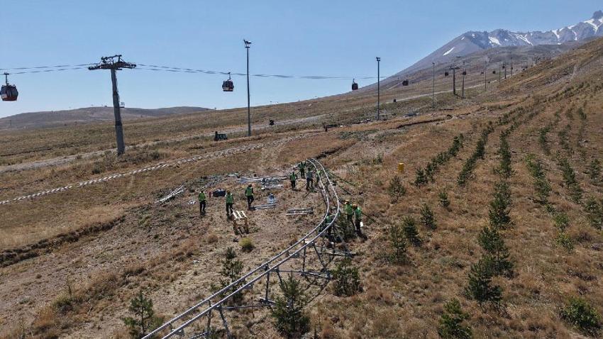 Erciyes 12 ay yaşayan turizm destinasyonuna dönüşüyor! Kentin yeni projesi hızla yükseliyor