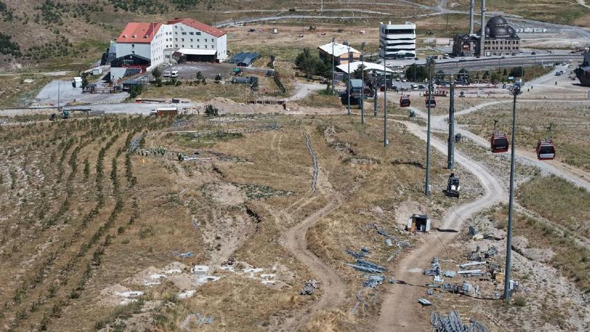 Erciyes 12 ay yaşayan turizm destinasyonuna dönüşüyor! Kentin yeni projesi hızla yükseliyor