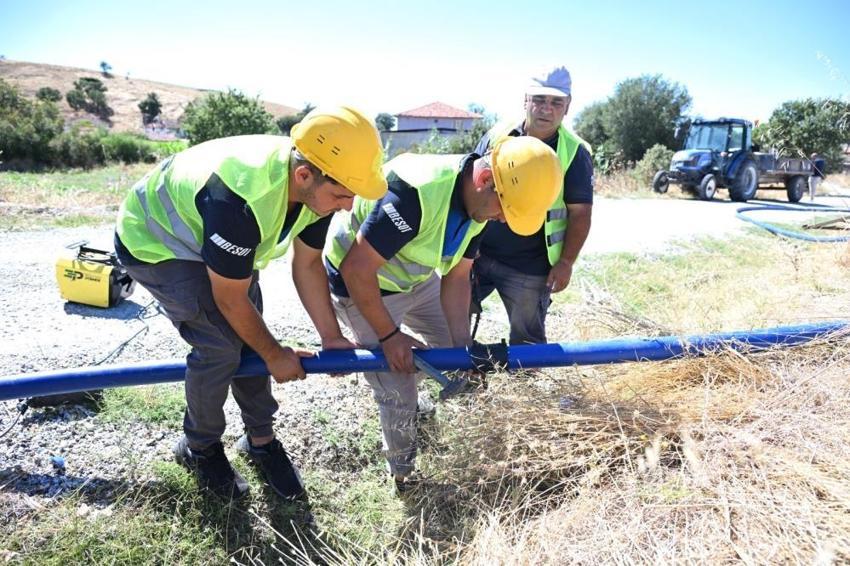 Manisa Selendi'de dev altyapı yatırımı: Beypınar Mahallesi'nin 2 kilometrelik isale hattı yenileniyor!