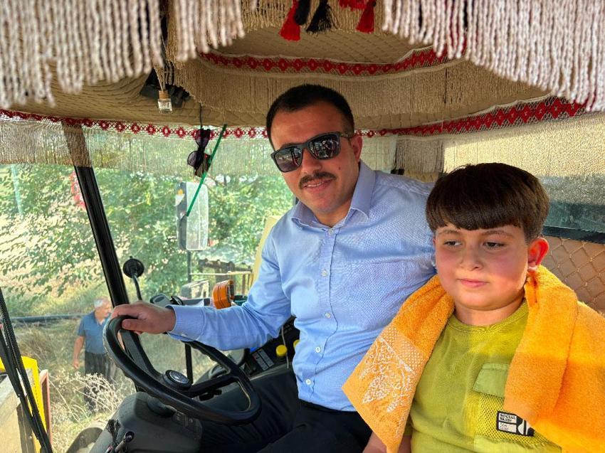 Yerli ve milli ürün çeşitlerinde ilk hasat yapıldı