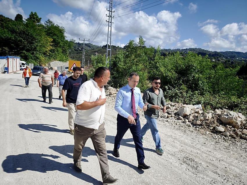 Şubat ayındaki heyelan yolu uçurmuştu! İç Anadolu bağlantı yolunda tarihi mesai! Çalışmaları hız kazandı: Yakında açılıyor