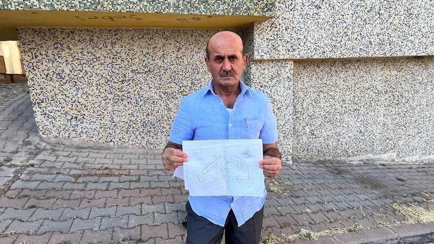 Apartman sakinleri bahçe duvarı örmek istediklerinde şoke eden gerçeği öğrendiler
