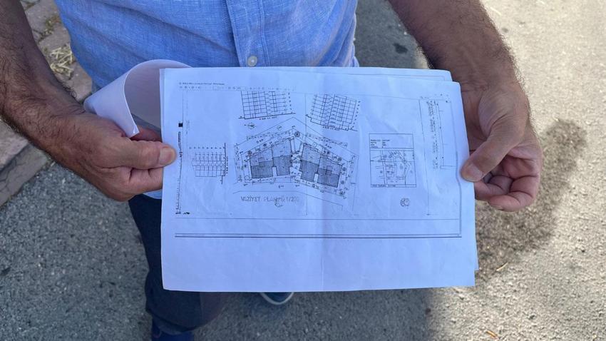 Apartman sakinleri bahçe duvarı örmek istediklerinde şoke eden gerçeği öğrendiler