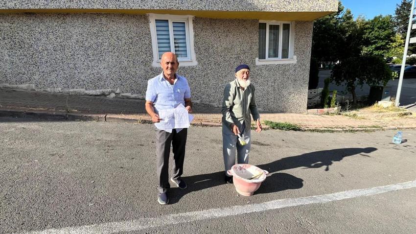 Apartman sakinleri bahçe duvarı örmek istediklerinde şoke eden gerçeği öğrendiler