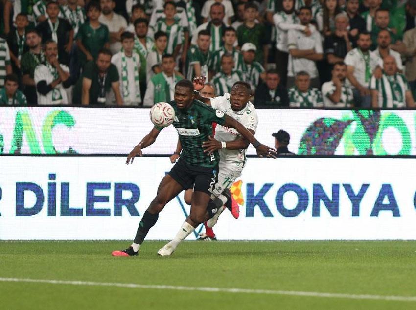 Konyaspor - Kocaelispor maçında açılış ev sahibinden kapanış misafirden