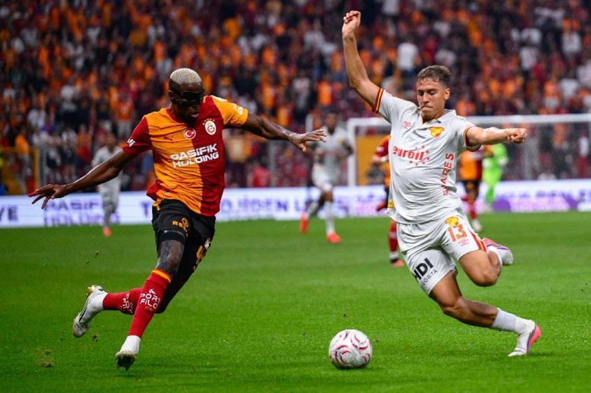 Galatasaray - Göztepe maçında büyük heyecan ve 5 gol vardı! Göz Göz Aslan'ı salladı ama yıkamadı