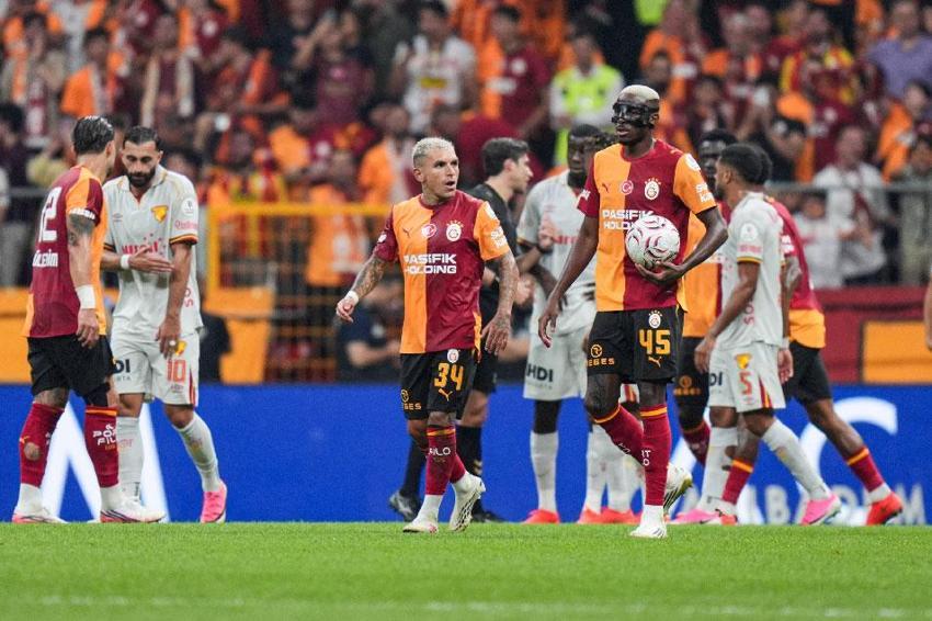 Galatasaray - Göztepe maçında büyük heyecan ve 5 gol vardı! Göz Göz Aslan'ı salladı ama yıkamadı