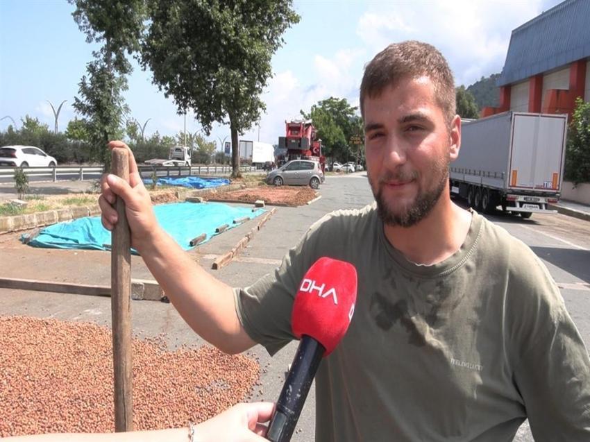 Trabzon'da mesai gece de devam ediyor: Fındık nöbeti sahile taşındı