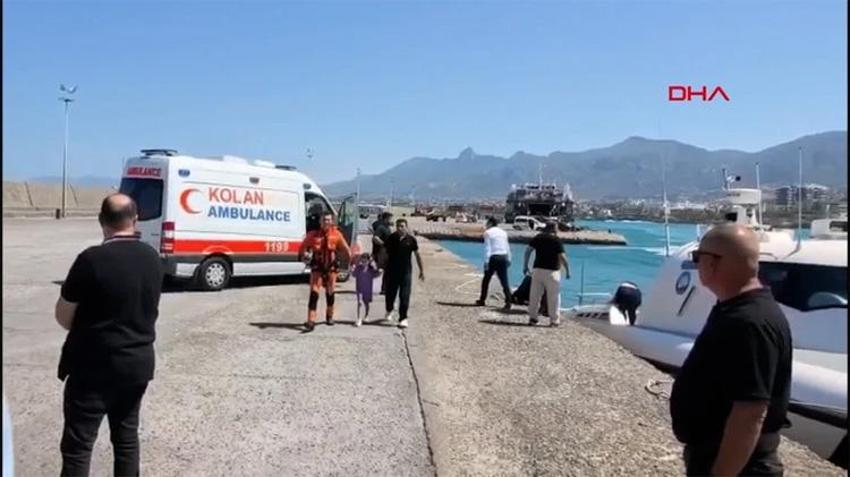 KKTC açıklarında yolcu gemisi battı! Arama kurtarma çalışmaları sürüyor