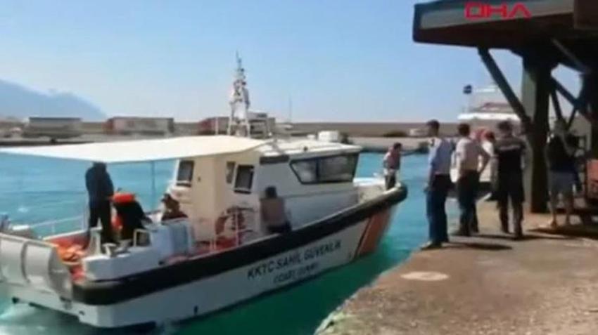 Girne'de yüzlerce kişiyi taşıyan gemi alabora oldu! KKTC Başbakanı Ünal Üstel: 'Çok üzgünüz can kayıplarımız var'
