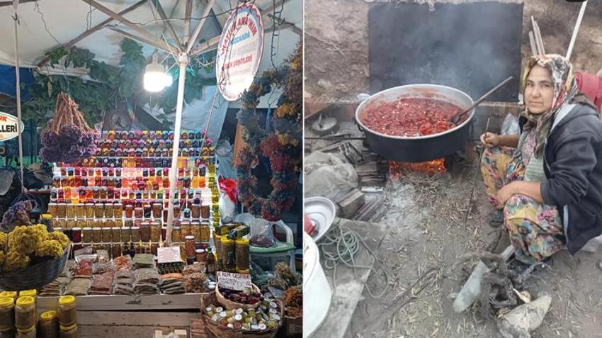 Topraktan tezgaha alın teri! Bozcaada'nın eşsiz bitkilerini doğadan topluyor, 50 TL'ye satıyor