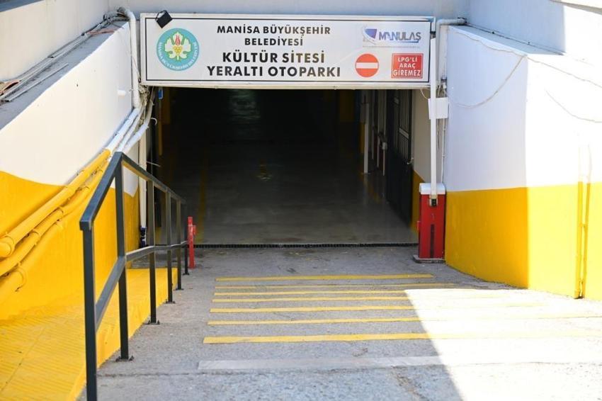 Manisa'da yeraltı otoparkına müdahale! Baştan sona yenilendi