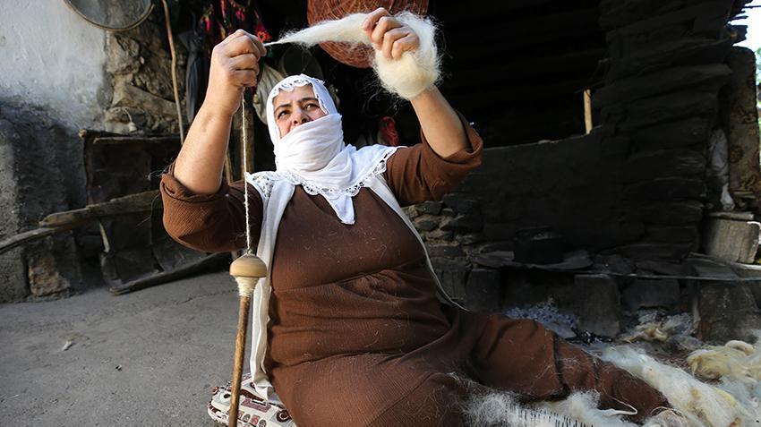Bitlis'te anne ve kızı dağ başından sırtında taşıyıp köye getiriyor: Yapan sağlık buluyor