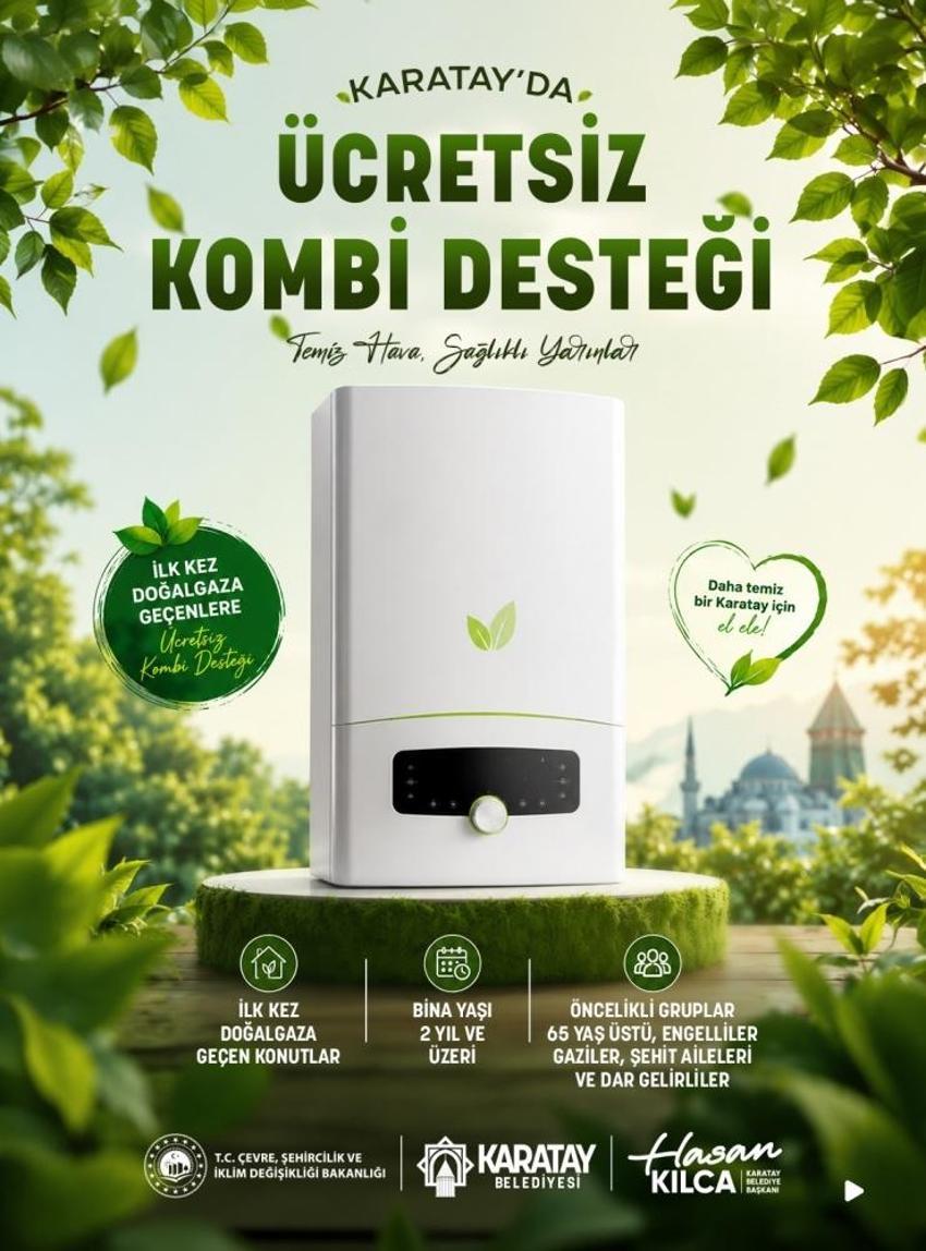 Bu ilçede ücretsiz kombi veriliyor: İlk kez doğalgaz kullanacaklar dikkat!