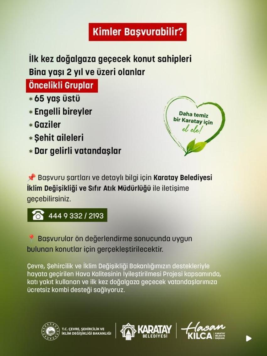 Bu ilçede ücretsiz kombi veriliyor: İlk kez doğalgaz kullanacaklar dikkat!