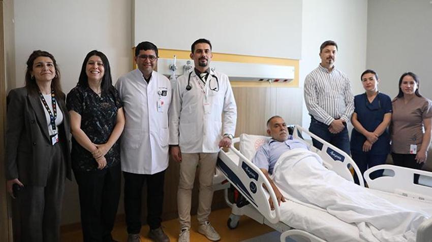Kalbi delik vatandaş şifayı Gaziantep'te buldu! Türkiye’de ilk kez uygulanan yöntem ile kalbi kapatıldı