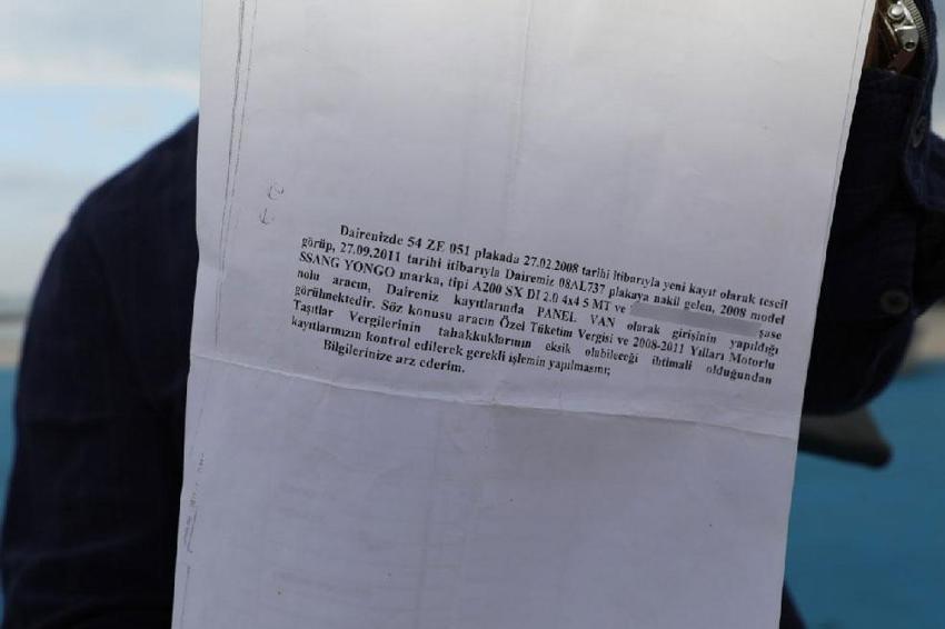 2008'de kamyonet olarak alıp 2011'de sattı, sistemde 'panelvan' görününce 50 bin lira borç çıktı