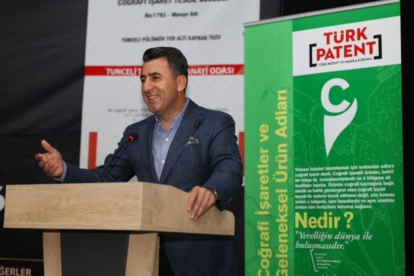 Pülümür yer altı kaynak tuzu coğrafi işaretle tescillendi!