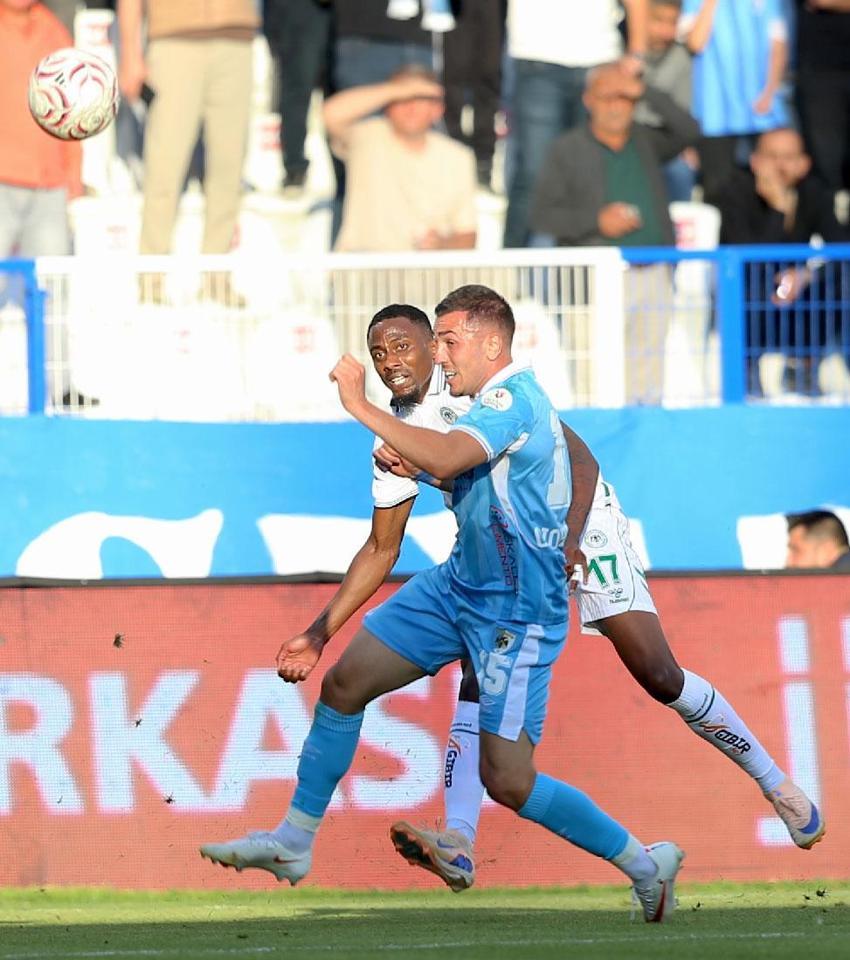TÜMOSAN Konyaspor'da kötü gidişat devam ediyor! Erzurumspor deplasmanında mağlubiyet tek golle geldi