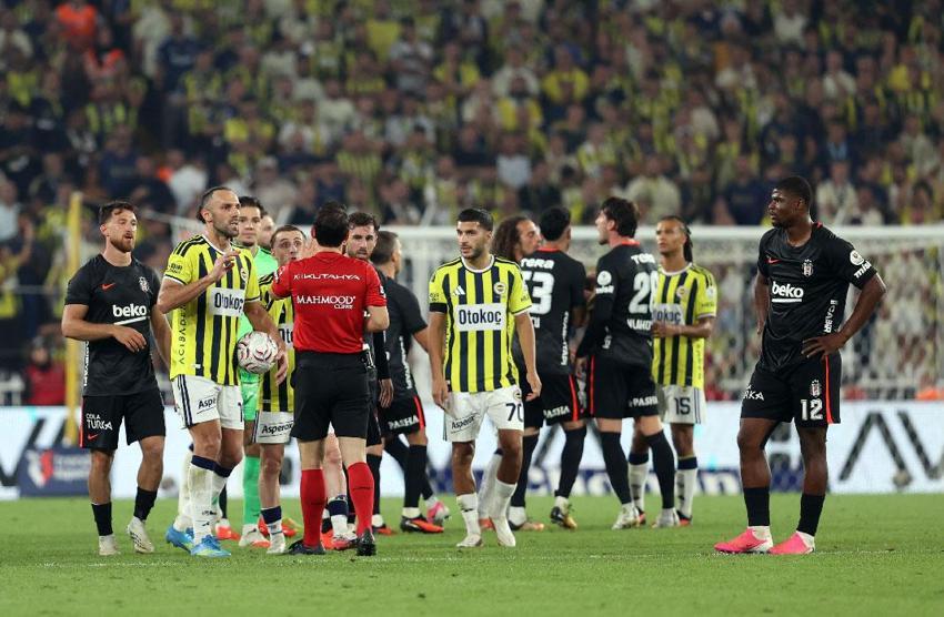 Fenerbahçe - Beşiktaş derbisinde yüksek tansiyon ve 3 gol vardı