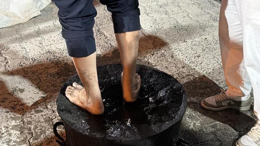 Damat içler acısı hale düştü: Zonguldak'ta gelenek diye oynattılar
