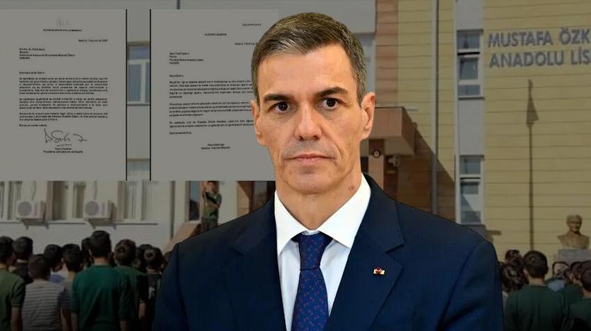 İspanya Başbakanı Sanchez, Kayseri'deki liseye gönderdi! Öğrenciler kargoyu açınca inanamadı