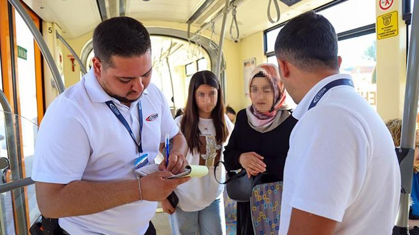 Eskişehir tramvayında bunu yapmanın bedeli ağır: 3 milyon yolcu denetlendi!