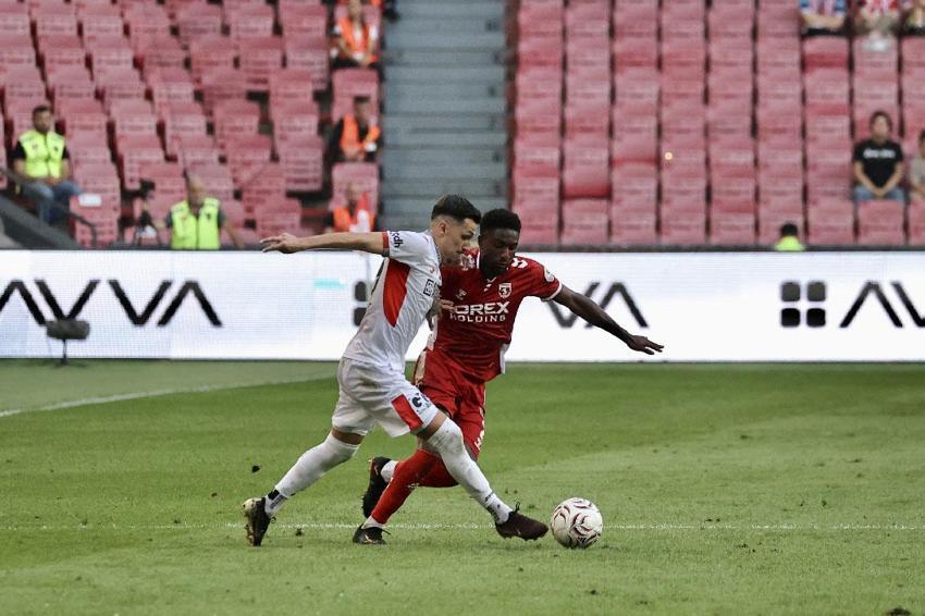 Samsunspor - Arca Çorum FK maçında yarım düzine gol vardı!