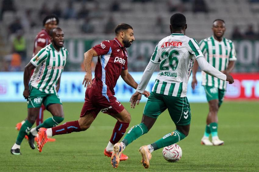 Konyaspor 7 maçlık mağlubiyet serisini Trabzonspor karşısında bitirdi