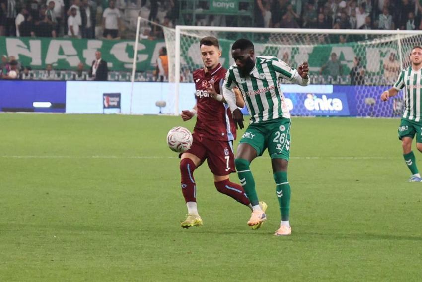 Konyaspor 7 maçlık mağlubiyet serisini Trabzonspor karşısında bitirdi