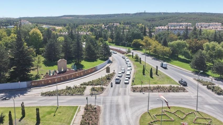 Eskişehir'in mitolojik efsanesi parkta yaşıyor: Yazılıkaya rotasında yer aldı