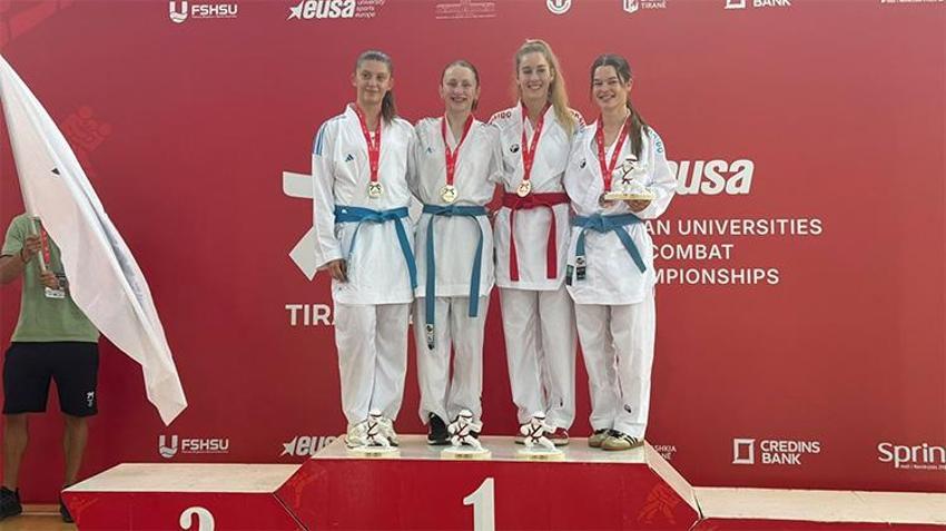 Manisalı sporcu Nurbade Büber'den Avrupa’da çifte madalya
