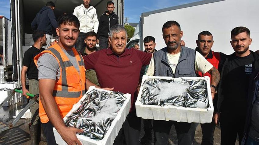 İzmir'de balık avı sezonu bereketli başladı: Ağlar hamsi, sardalya ve palamutla doldu, tezgahta kilosu 100 lira!
