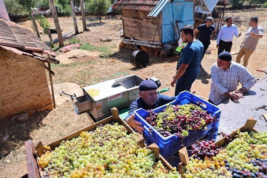 Antalya'da üzüm üreticilerine hayati destek: Günler süren iş 1 saate düşecek!