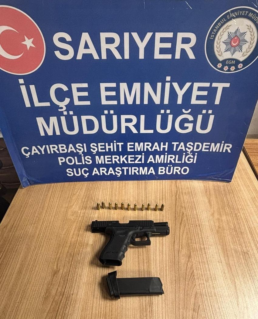 Sarıyer’de 14 yaşındaki çocuk gözdağı için kalaşnikofla havaya ateş açtı! O anlar kamerada