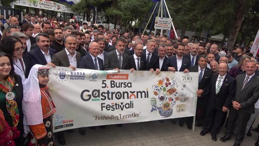 5. Uluslararası Bursa Gastronomi Festivali ‘Fetheden Lezzetler’ temasıyla kapılarını açtı