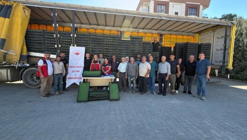 Balıkesir’de tarlalar yeşerecek! Çiftçiye yüzde 75 hibeli dağıtıldı