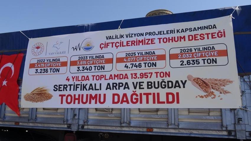 Vanlı çiftçilere 750 milyon liralık dev destek: Binlercesi üreticilere dağıtıldı!