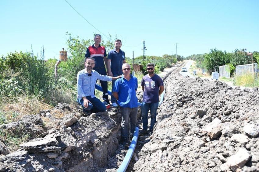 Soma'da 30 yıllık içme suyu çilesi tarihe karıştı: Eskiyen demir hattı modern borularla yenilendi!